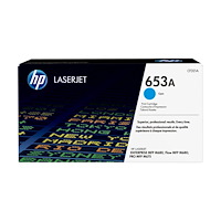 Hewlett-Packard HP 653A - cyan - original - LaserJet - tonerkassett (CF321A)