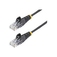 StarTech.com StarTech.com 3 m CAT6-kabel - Tunn - Ej hakfria RJ45-kontakter - Svart - patch-kabel - 3 m - svart