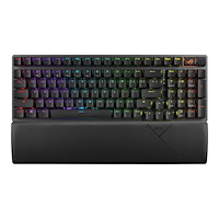 ASUSTeK COMPUTER ASUS ROG Strix Scope II 96 - tangentbord - 96% full size, Hot-swappable - QWERTZ - tysk - svart Inmatningsenhet