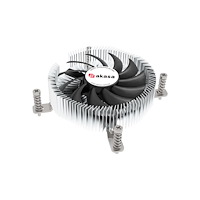 AKASA Akasa - processorkylare - extra säker, låg profil, aluminium, tunn mini-ITX med kopparkärna