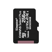 Kingston Technology Kingston Canvas Select Plus - flash-minneskort - 256 GB - mikroSDXC UHS-I