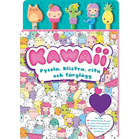 Tukan Förlag Kawaii : Pyssla, klistra, rita och färglägg (bok)