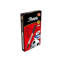 Newell Brands Sharpie - markering - svart (paket om 12)