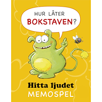 Prolingus Hur låter bokstaven? : hitta ljudet - memospel (bok)