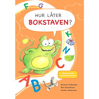 Susanna Cabander Hur låter bokstaven? : aktivitetsbok med klistermärken (häftad)