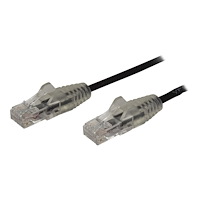 StarTech.com StarTech.com 1,5 m CAT6-kabel - Tunn - Snagless RJ45-kontakter - Svart - patch-kabel - 1.5 m - svart