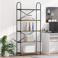 vidaXL Hyllsystem artisan ek 80 x 30 x 183 cm Konstruerat trä