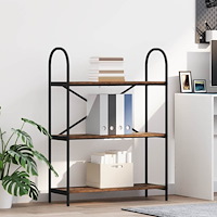 vidaXL Hyllsystem Gammalt trä 80 x 30 x 109 cm Konstruerat trä
