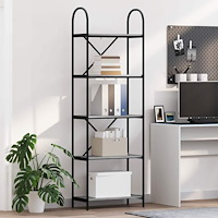 vidaXL Hyllsystem Grå sonoma 60 x 30 x 183 cm Konstruerat trä