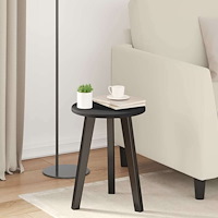 vidaXL Bordsskiva Svart 30 x 30 x 1.5 cm Konstruerat trä