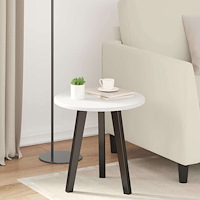 vidaXL Bordsskiva Vit 40 x 40 x 1.5 cm Konstruerat trä