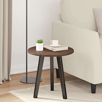 vidaXL Bordsskiva brun ek 40 x 40 x 1.5 cm Konstruerat trä