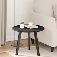 vidaXL Bordsskiva Svart 50 x 50 x 1.5 cm Konstruerat trä