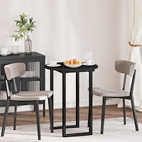 vidaXL Bordsskiva Svart 60 x 60 x 1.5 cm Konstruerat trä