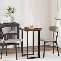 vidaXL Bordsskiva brun ek 60 x 60 x 1.5 cm Konstruerat trä