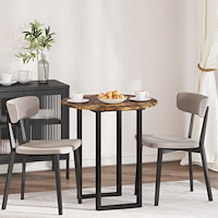 vidaXL Bordsskiva Rökfärgad ek 70 x 70 x 1.5 cm Konstruerat trä