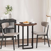 vidaXL Bordsskiva brun ek 70 x 70 x 1.5 cm Konstruerat trä