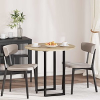 vidaXL Bordsskiva Sonoma ek 80 x 80 x 1.5 cm Konstruerat trä