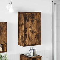 vidaXL Badrumsskåp Rökfärgad ek 39 x 23.5 x 65 cm Konstruerat trä