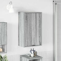 vidaXL Badrumsskåp Grå sonoma 39 x 23.5 x 65 cm Konstruerat trä
