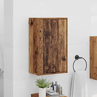 vidaXL Badrumsskåp Gammalt trä 39 x 23.5 x 65 cm Konstruerat trä