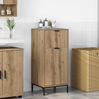 vidaXL Badrumsskåp artisan ek 39,5 x 36 x 88 cm Konstruerat trä
