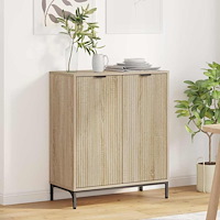 vidaXL Sideboard Sonoma ek 69,5 x 33 x 82 cm Konstruerat trä