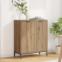 vidaXL Sideboard artisan ek 69,5 x 33 x 82 cm Konstruerat trä