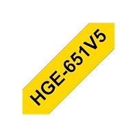 Brother Brother HGE-651V5 - bandlaminat - 5 kassett(er) - Rulle ( 2,4 cm x 8 m)