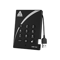 Apricorn Apricorn Aegis Padlock 3.0 A25-3PL256-2000 - hårddisk - 2 TB - USB 3.0