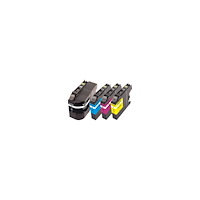 Peach Peach Combi-Pack - 4-pack - svart, gul, cyan, magenta - kompatibel - återanvänd - bläckpatron (alternativ för: Brother L...