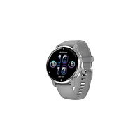 Garmin Garmin Venu 2 Plus - pudergrå - sportklocka med band - pudergrå