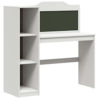 vidaXL Tavelskrivbord Vit 120 x 45 x 118.5 cm Konstruerat trä
