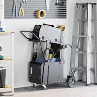 vidaXL Svetsvagn Svart 90 x 46 x 96 cm Stål