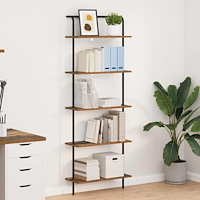 vidaXL Hyllsystem Gammalt trä 60 x 24 x 168 cm Konstruerat trä