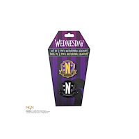 Wizard Alliance Wednesday Set Of 2 Pin Badge-Nevermore Academy