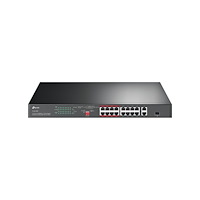 TP-LINK Technologies TP-Link JetStream TL-SL1218P - V1 - switch - 16 portar - ohanterad - rackmonterbar
