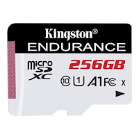 Kingston Technology Kingston High Endurance - flash-minneskort - 256 GB - microSDXC UHS-I U1
