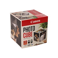 CANON Canon Photo Cube Creative Pack - 2-pack - svart, färg (cyan, magenta, gul) - original - blank - bläckpatron/papperssats