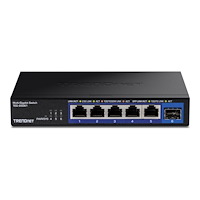 TRENDnet TRENDnet TEG-S5061 - Version v1.0R - switch - 6 portar - ohanterad - TAA-kompatibel