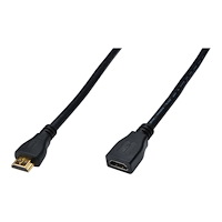 Digitus ASSMANN HDMI High Speed - HDMI-förlängningskabel med Ethernet - 2 m
