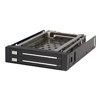 StarTech.com StarTech.com 2 enheter 2,5" hyllfri hot swap SATA med flyttbara bakpanelshyllor - adapter för lagringsfack