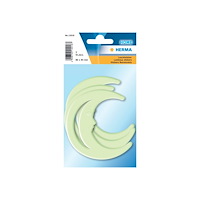 HERMA HERMA HOME - dekorationsbindemedel - moon - 8 x 8.5 cm - plast (paket om 3)