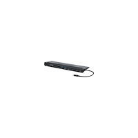Manhattan Manhattan USB-C Dock/Hub with Card Reader and MST, Ports (x9): Audio 3.5mm, DisplayPort, Ethernet, HDMI, USB-A (x3), USB...