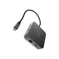 Green Cell Green Cell HUB2 - dockningsstation - USB-C - HDMI - 1GbE
