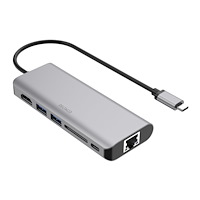 Deltaco DELTACO - dockningsstation - USB-C - HDMI - 1GbE