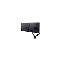 FELLOWES Fellowes monteringssats - justerbara dubbla armar - för 2 monitorer - svart, RAL 9017
