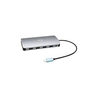 i-tec i-Tec USB-C Metal Nano 3x Display Docking Station + Power Delivery 100 W - dockningsstation - USB-C / Thunderbolt 3 - HD...