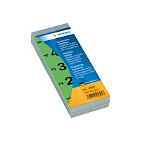 HERMA HERMA - dekorationsbindemedel - nummer 1-500 - 2.8 x 5.6 cm - 100 ark - grön - papper