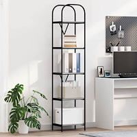 vidaXL Hyllsystem Grå sonoma 40 x 30 x 183 cm Konstruerat trä
